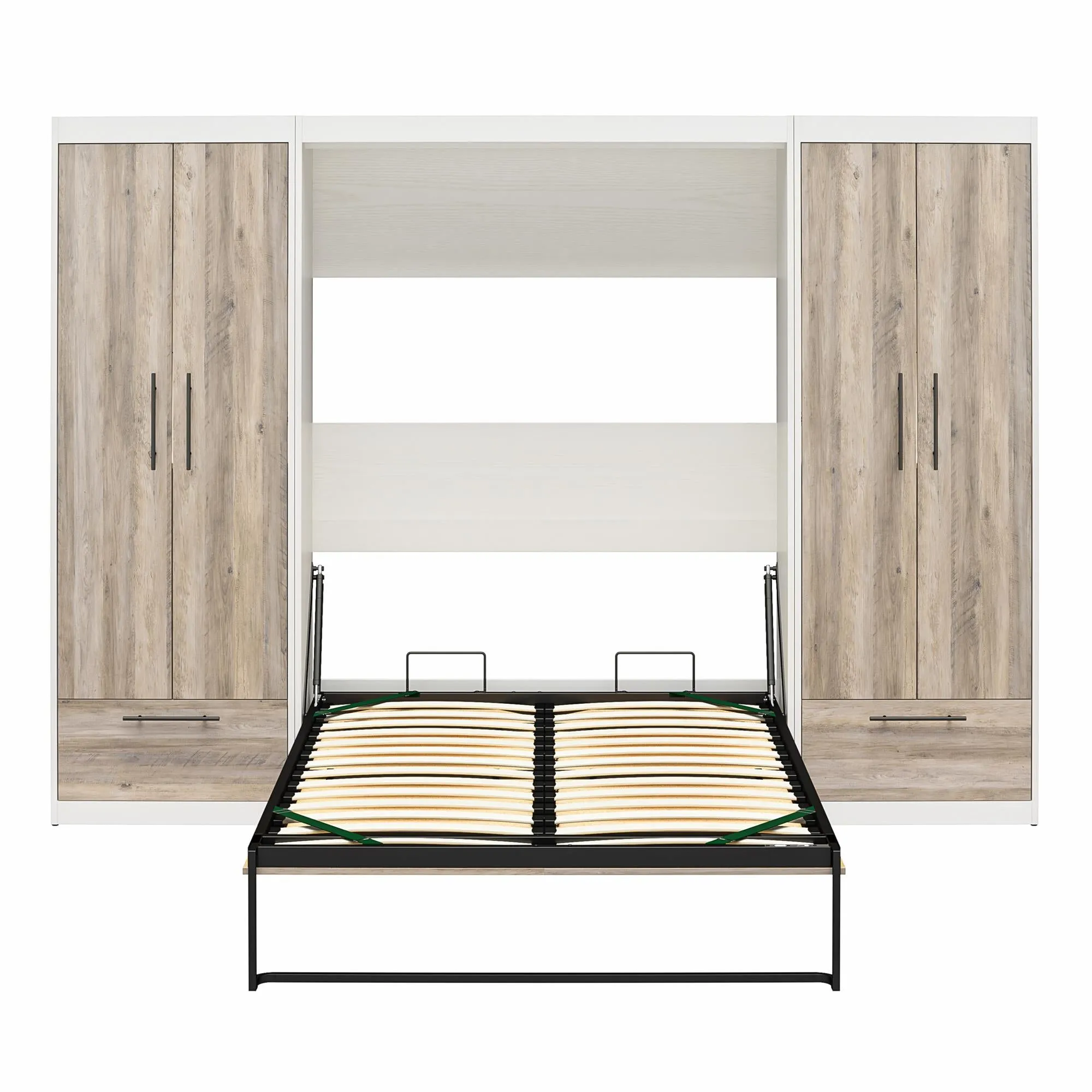 Pinnacle Murphy Bed Bundle with 2 Wardrobe Side Cabinets