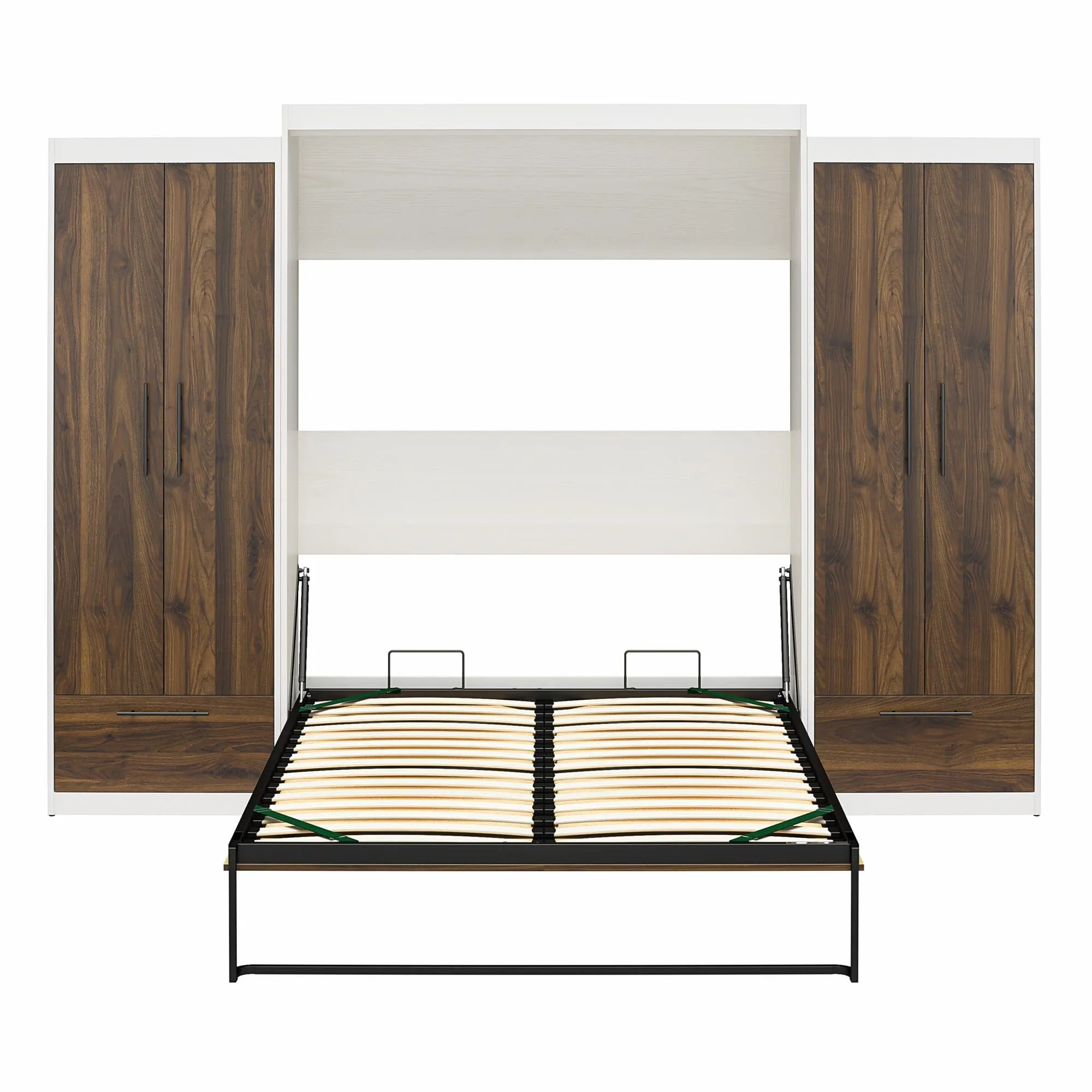 Pinnacle Murphy Bed Bundle with 2 Wardrobe Side Cabinets