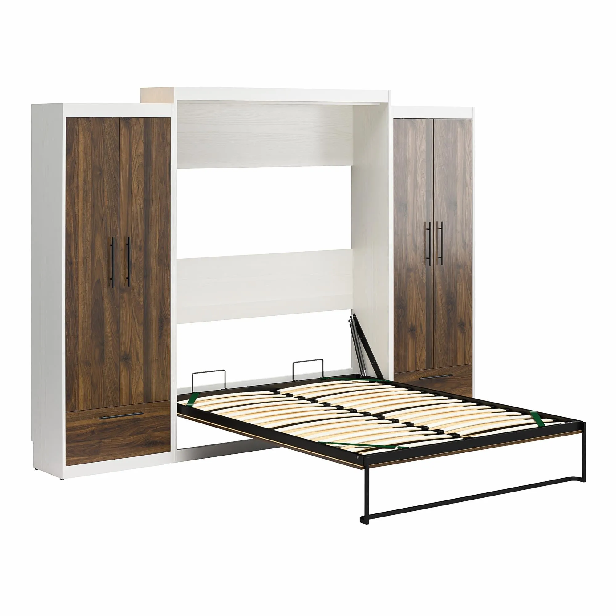 Pinnacle Murphy Bed Bundle with 2 Wardrobe Side Cabinets