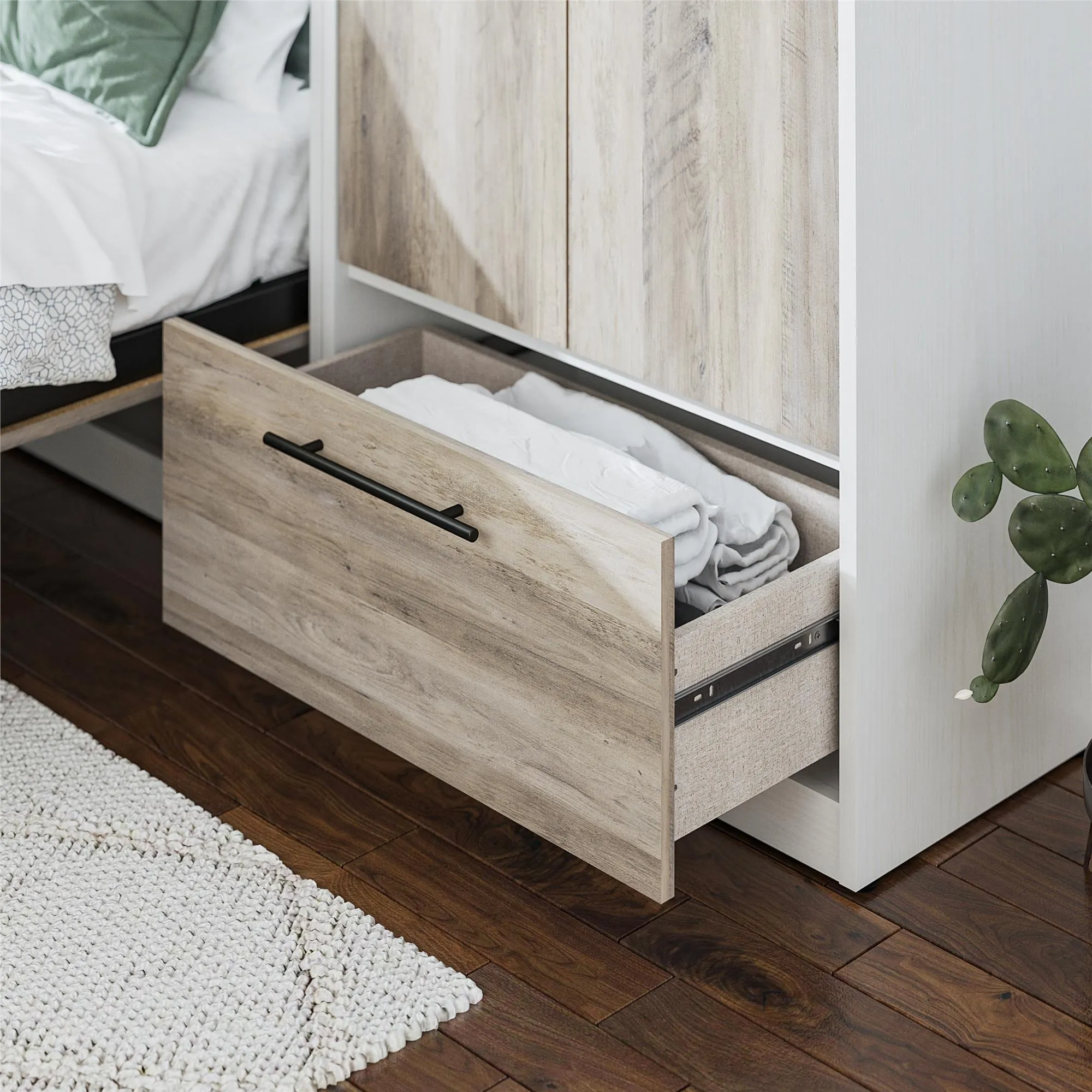 Pinnacle Murphy Bed Bundle with 2 Wardrobe Side Cabinets