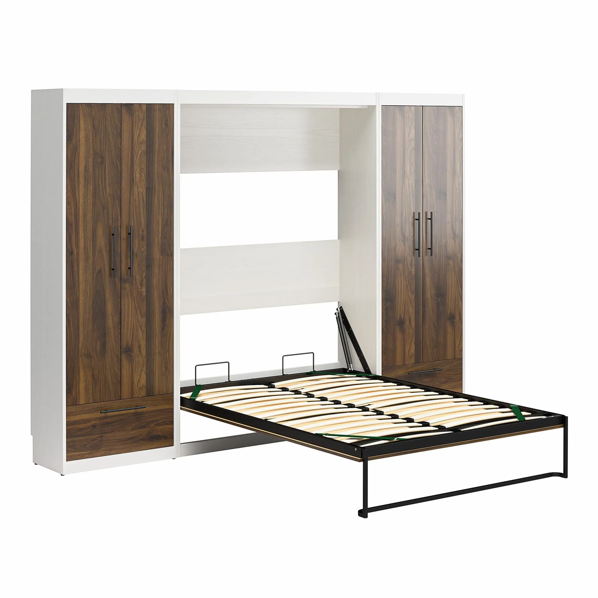 Pinnacle Murphy Bed Bundle with 2 Wardrobe Side Cabinets