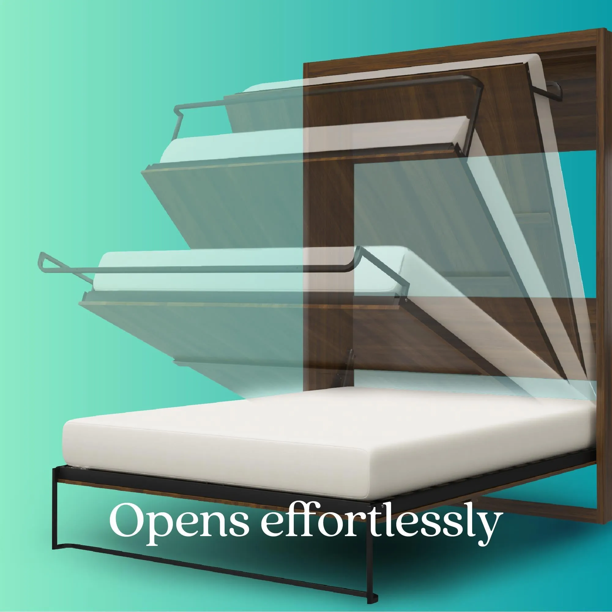 Pinnacle Murphy Bed Bundle with 2 Wardrobe Side Cabinets