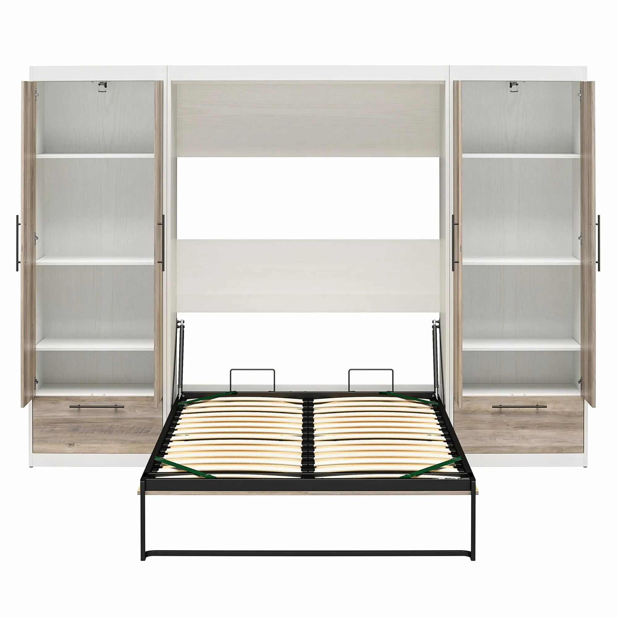 Pinnacle Murphy Bed Bundle with 2 Wardrobe Side Cabinets