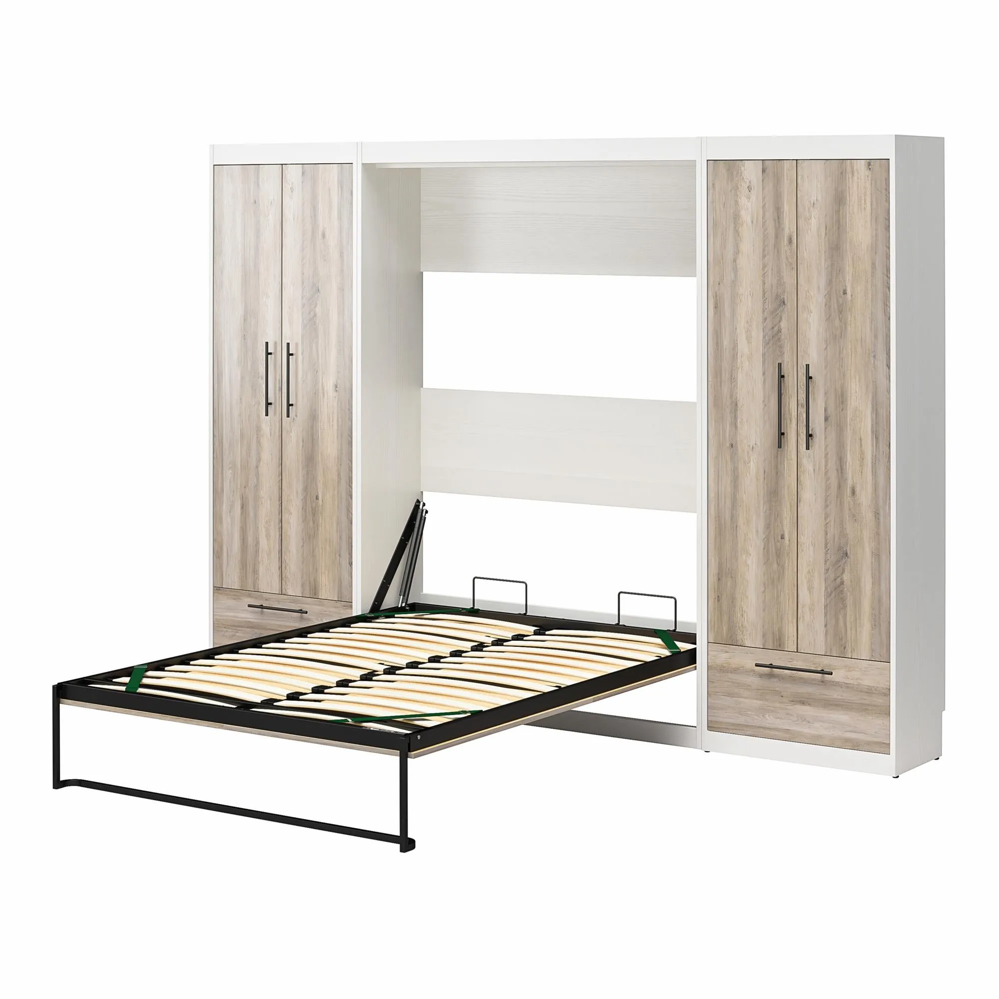 Pinnacle Murphy Bed Bundle with 2 Wardrobe Side Cabinets