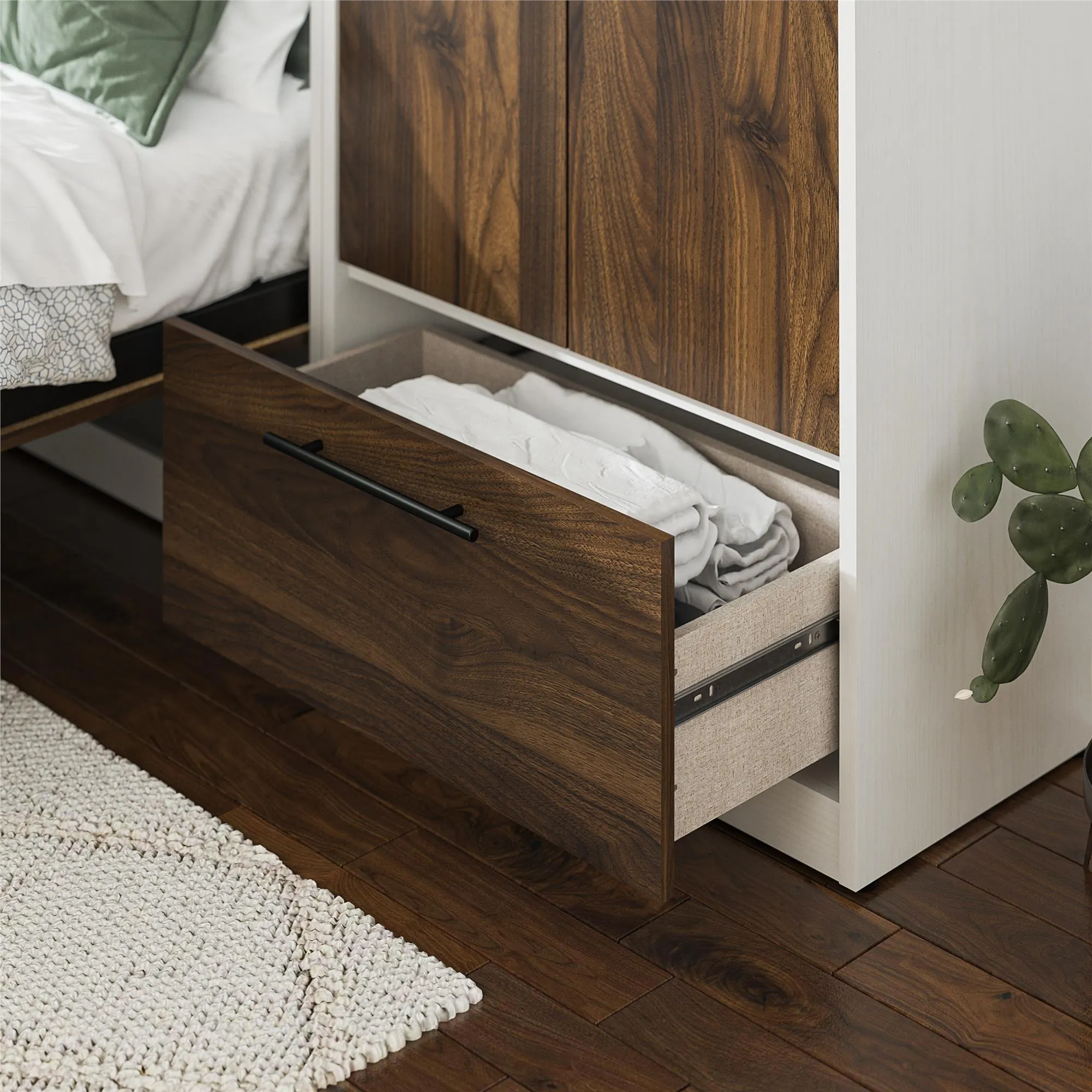 Pinnacle Murphy Bed Bundle with 2 Wardrobe Side Cabinets