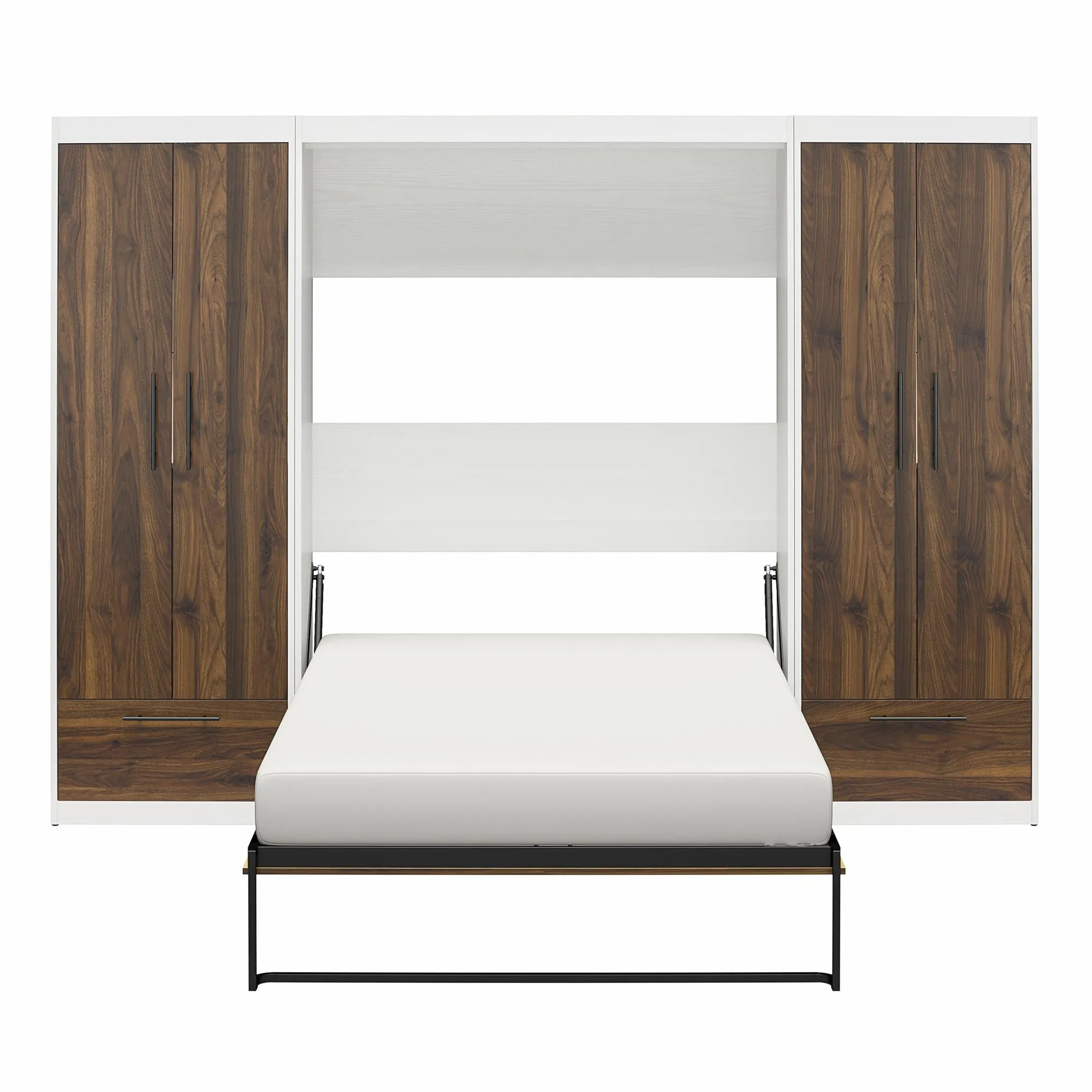 Pinnacle Murphy Bed Bundle with 2 Wardrobe Side Cabinets