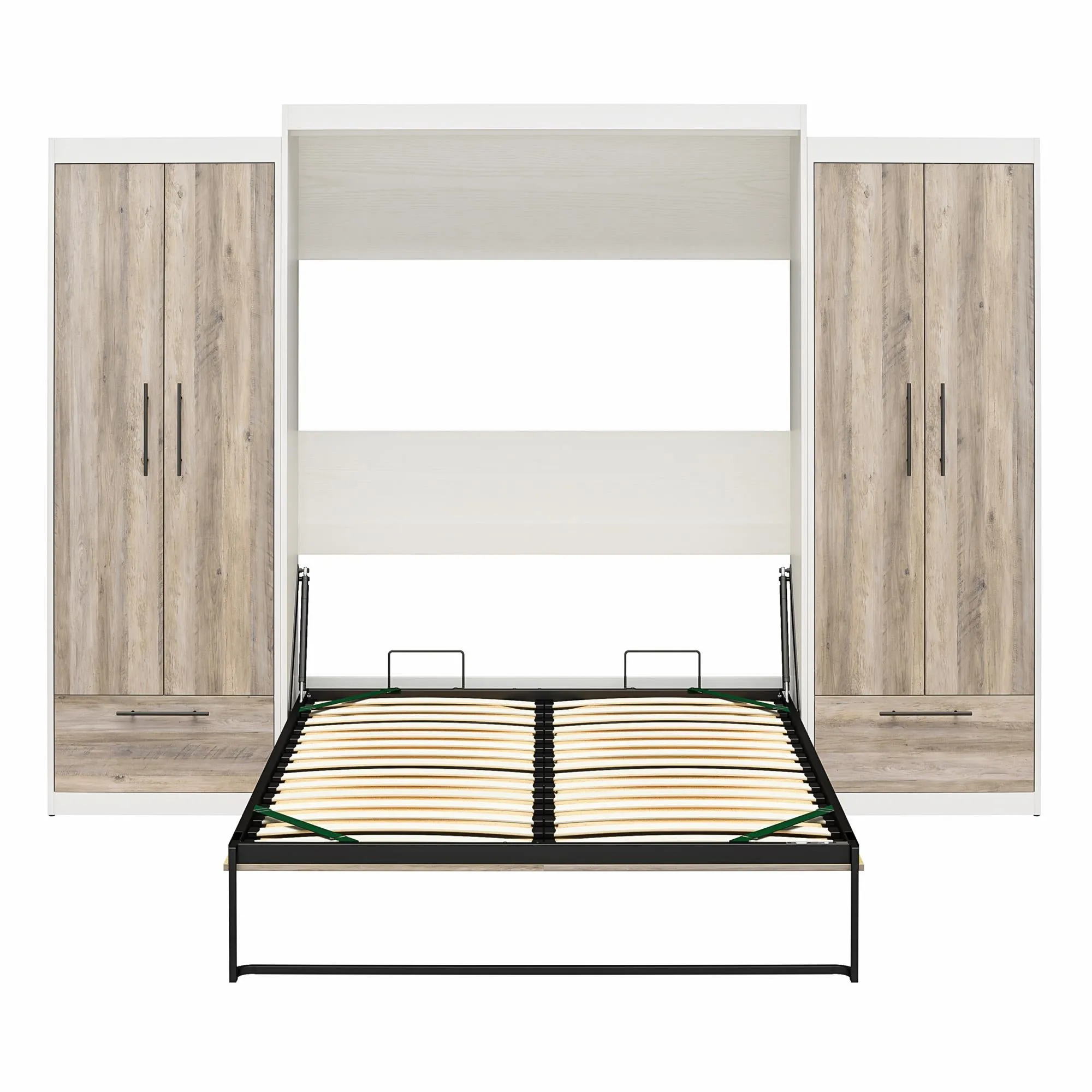 Pinnacle Murphy Bed Bundle with 2 Wardrobe Side Cabinets