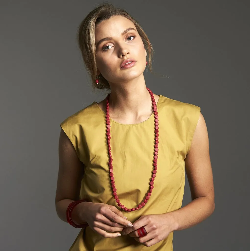 Polka Luka - Silk Road Long Single Necklace
