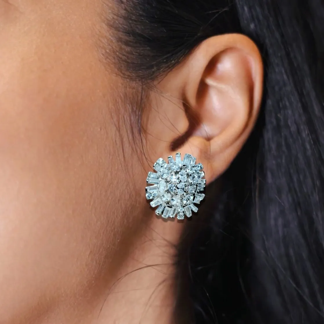 Power Oval Studs
