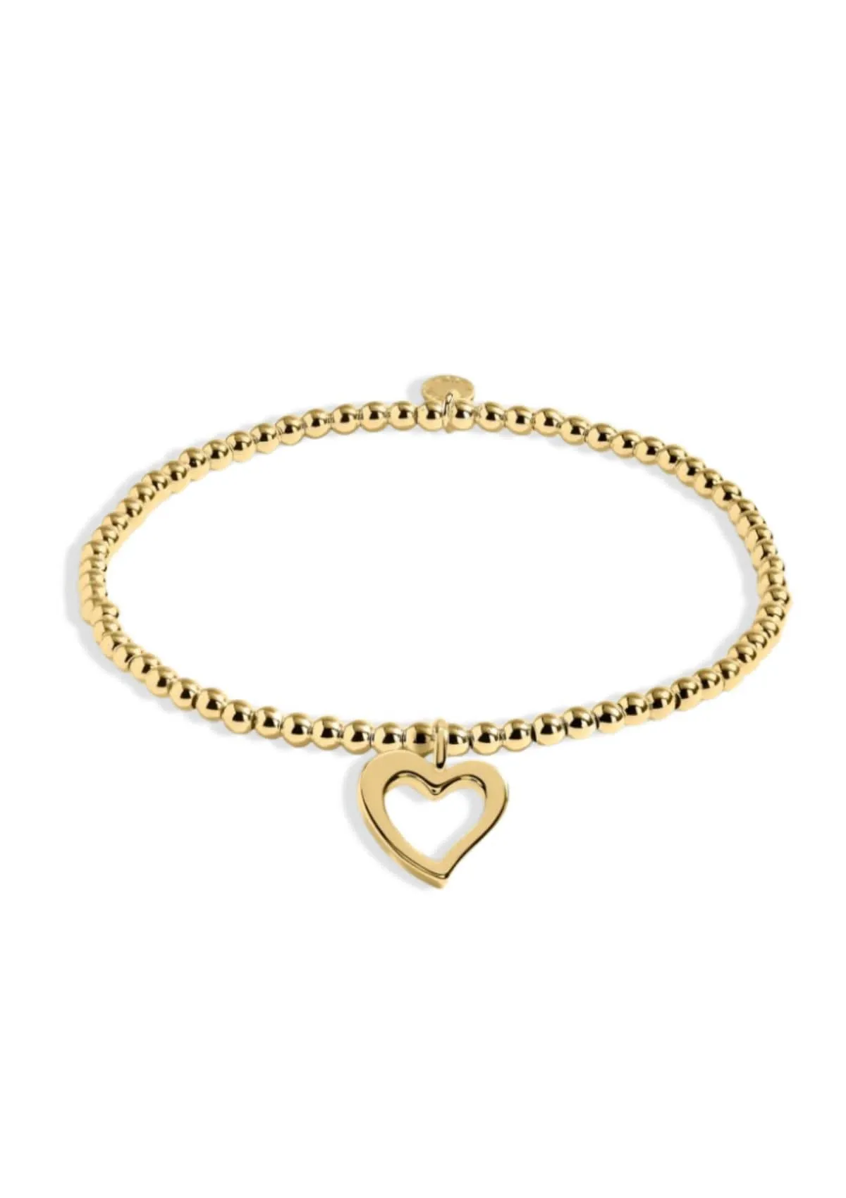"Love You Mom" Gold Stretch Bracelet