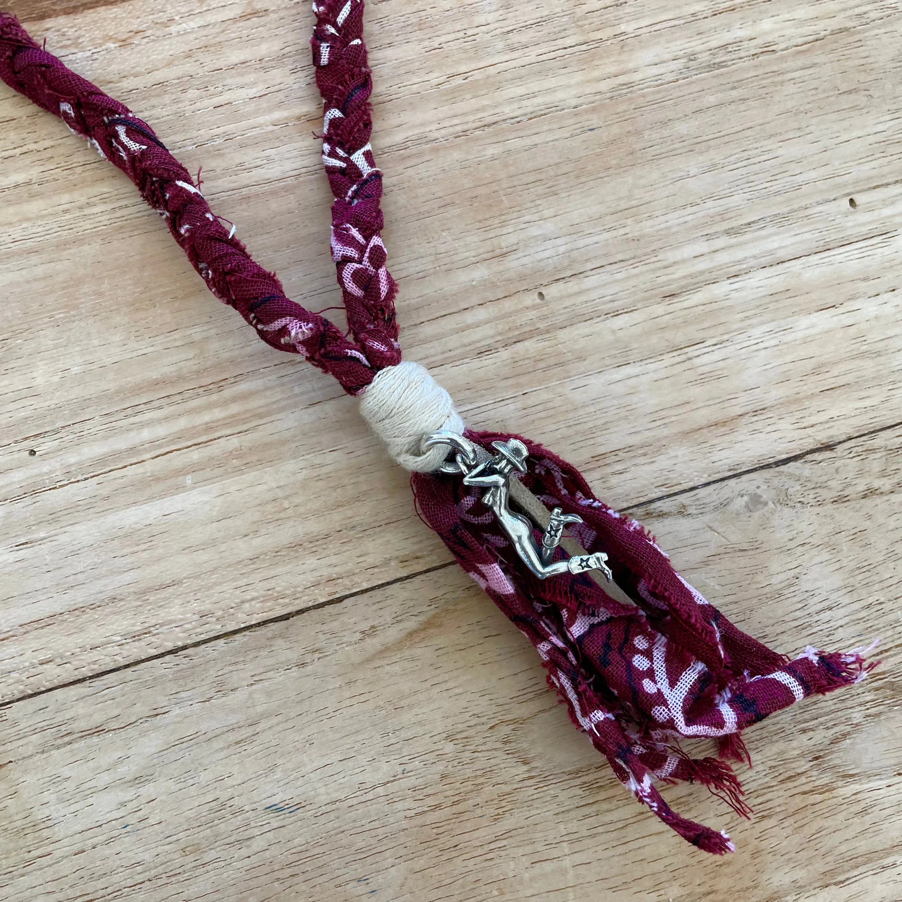 RED COWGIRL BANDANA