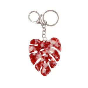 Resin Leaf Keyring