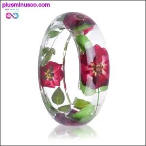 Rose Resin Bangle Bracelet Gift For Mother Bracelet Model