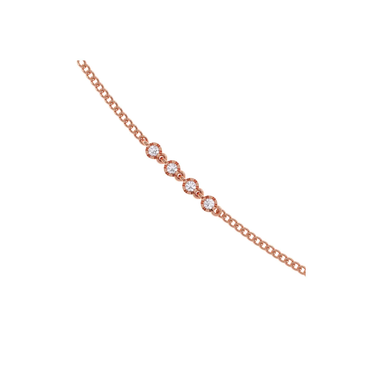 Round Diamond Cluster Pendant