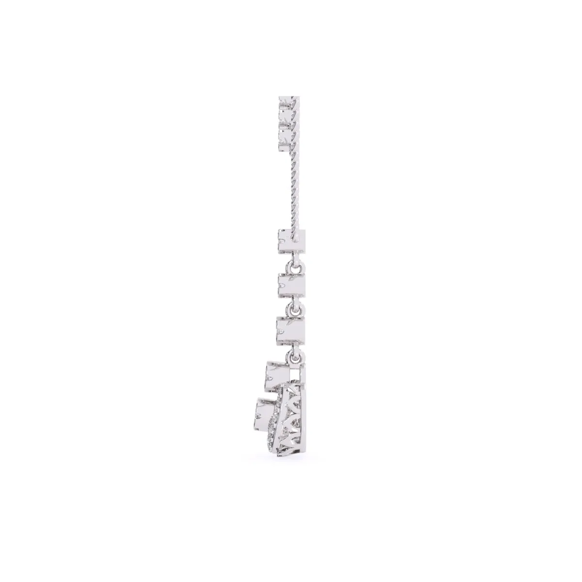 Round Diamond Cluster Pendant