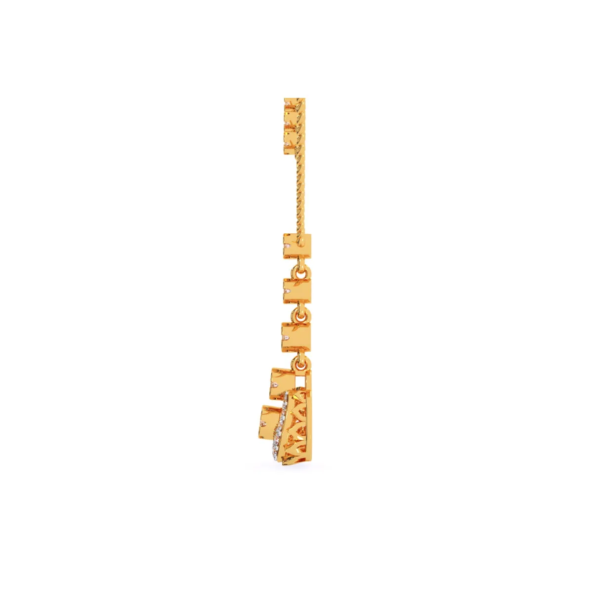 Round Diamond Cluster Pendant