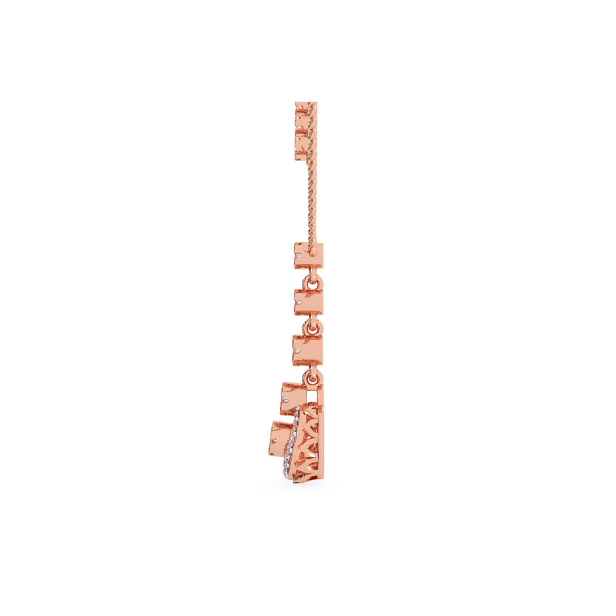 Round Diamond Cluster Pendant