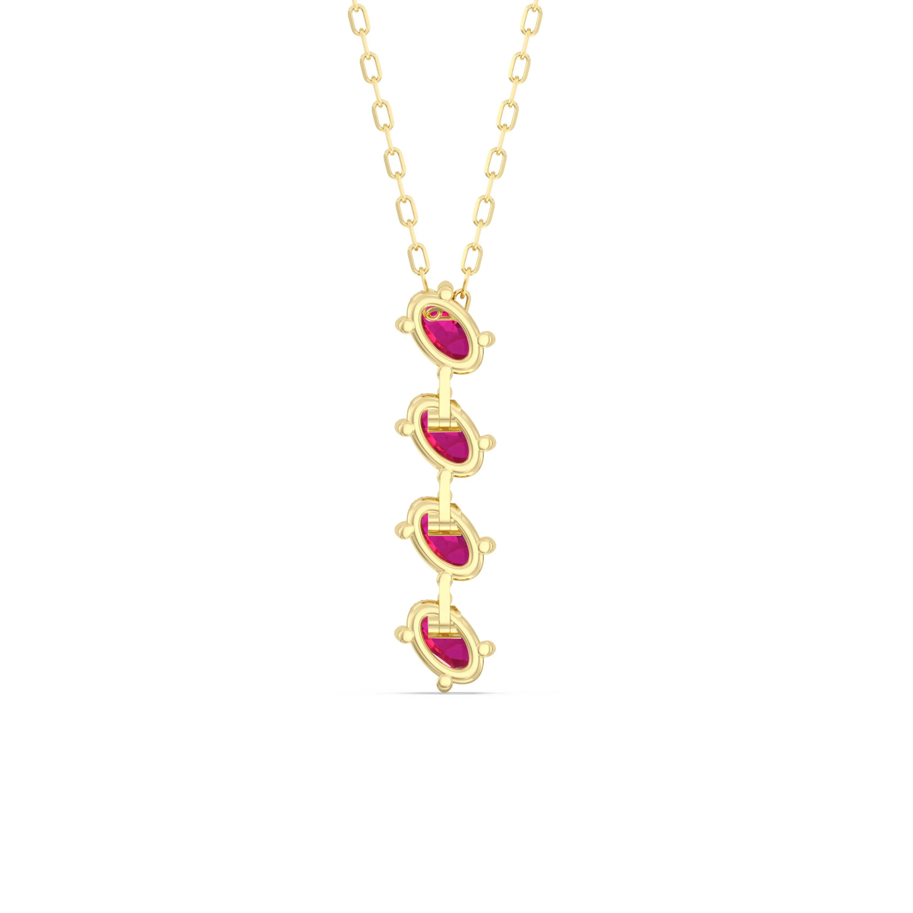 Ruby Cascade Necklace