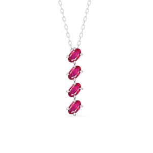 Ruby Cascade Necklace