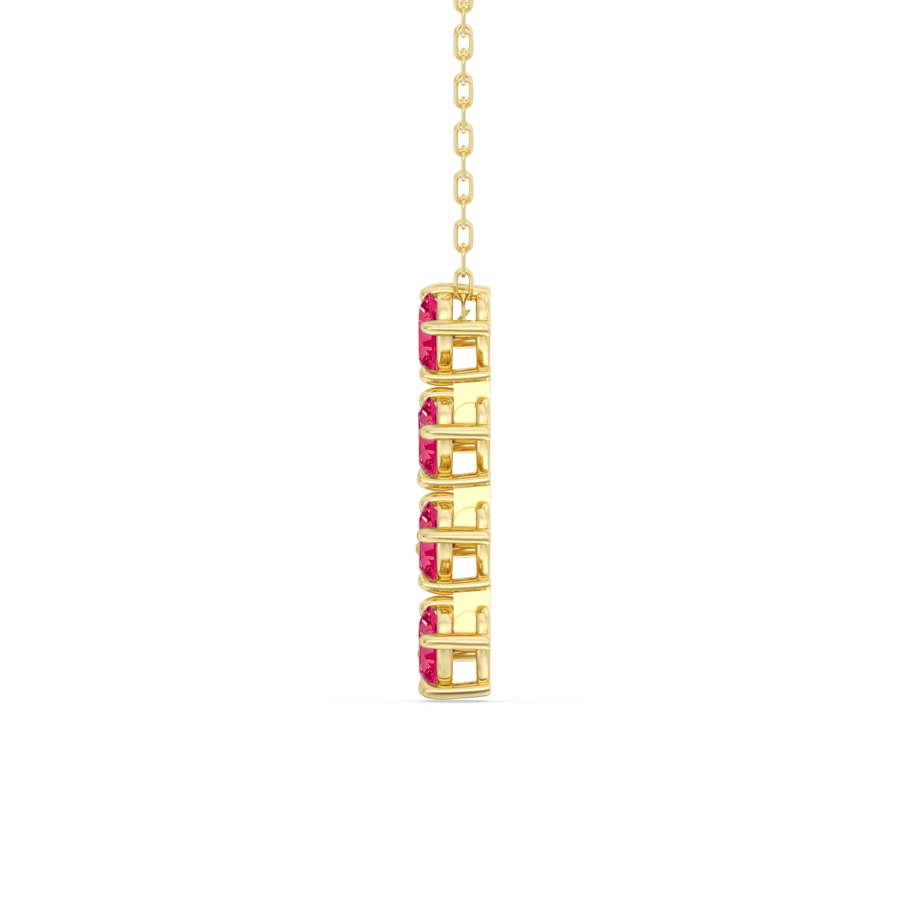 Ruby Cascade Necklace