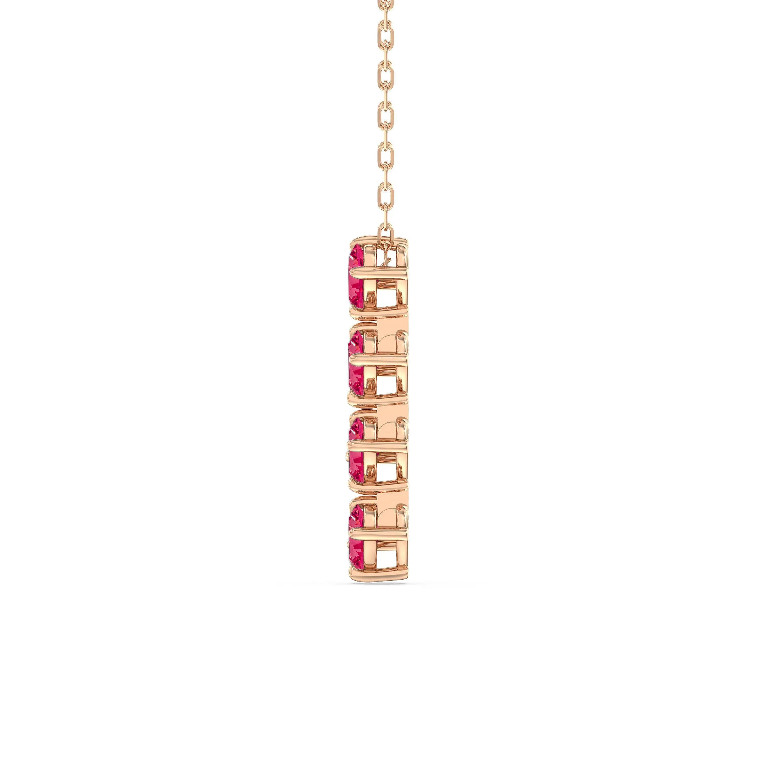 Ruby Cascade Necklace