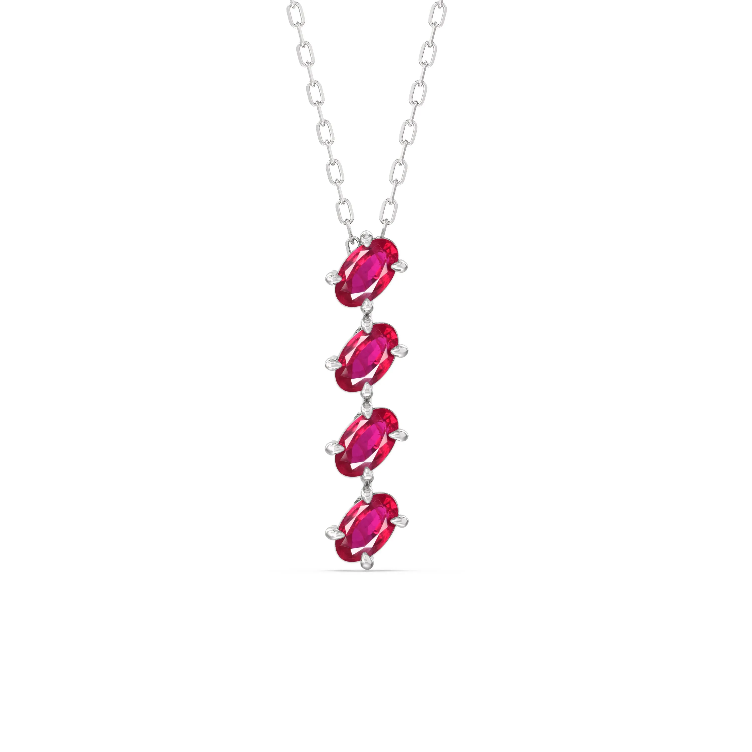 Ruby Cascade Necklace