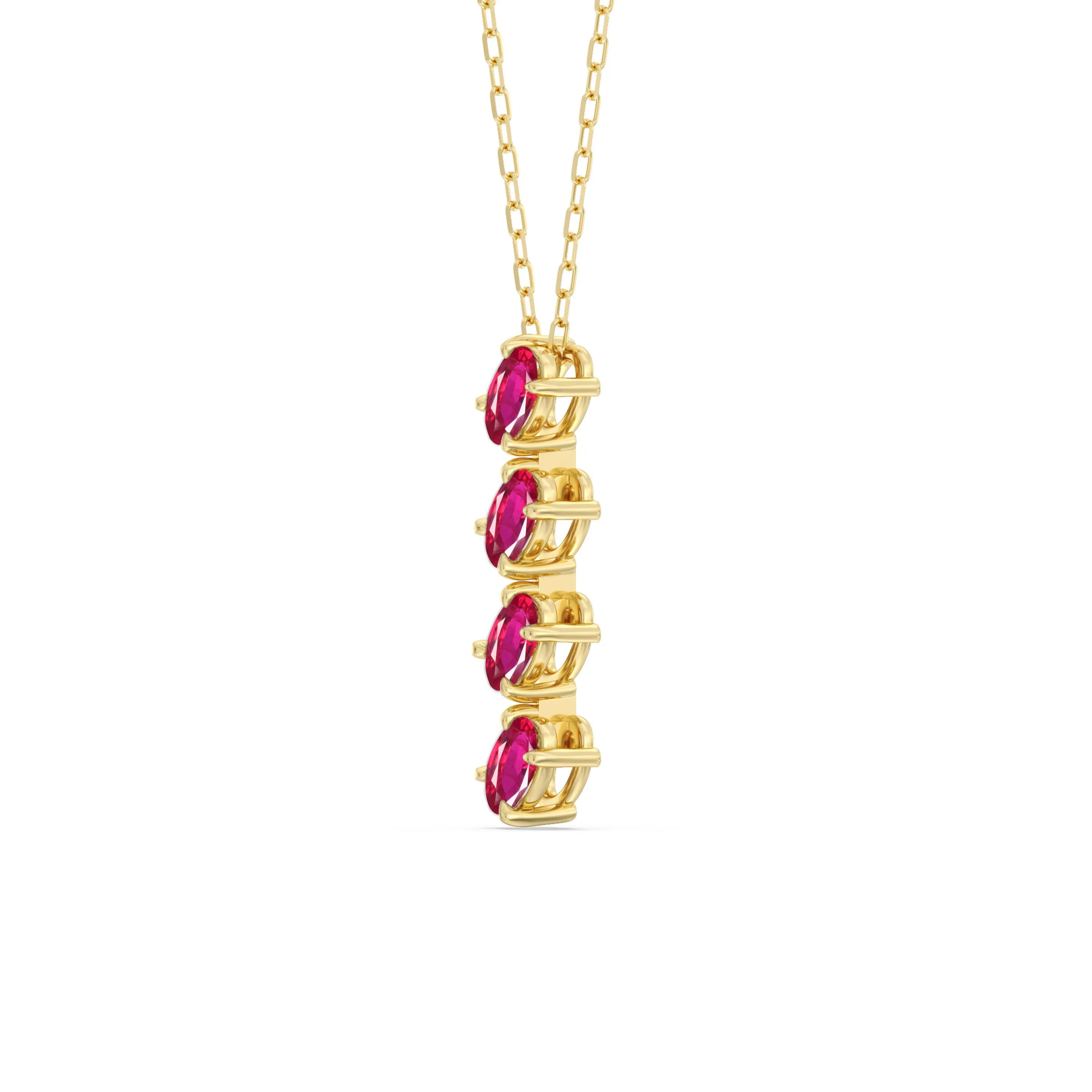Ruby Cascade Necklace