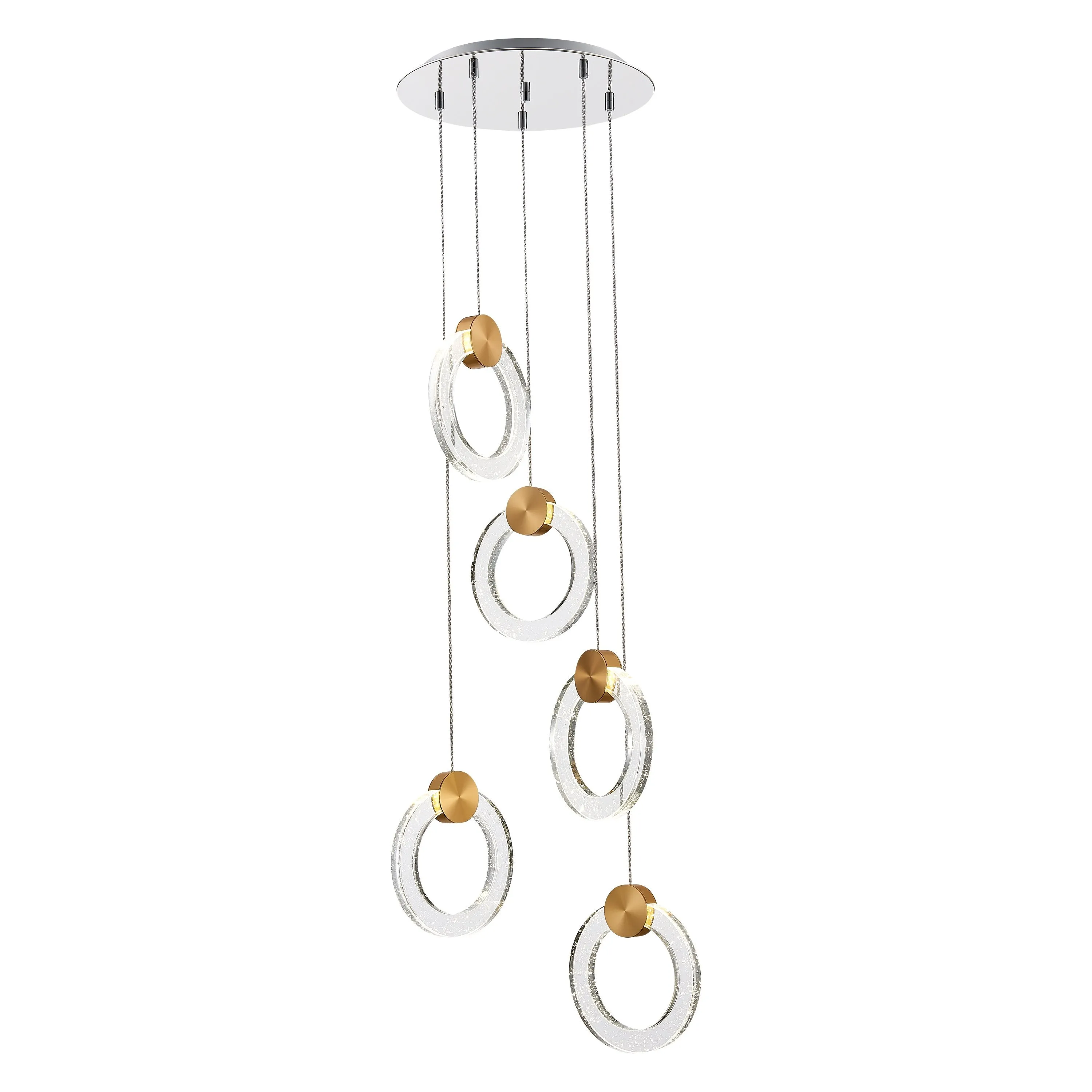 SNDLINT030GD5DECO Multi Light Pendant