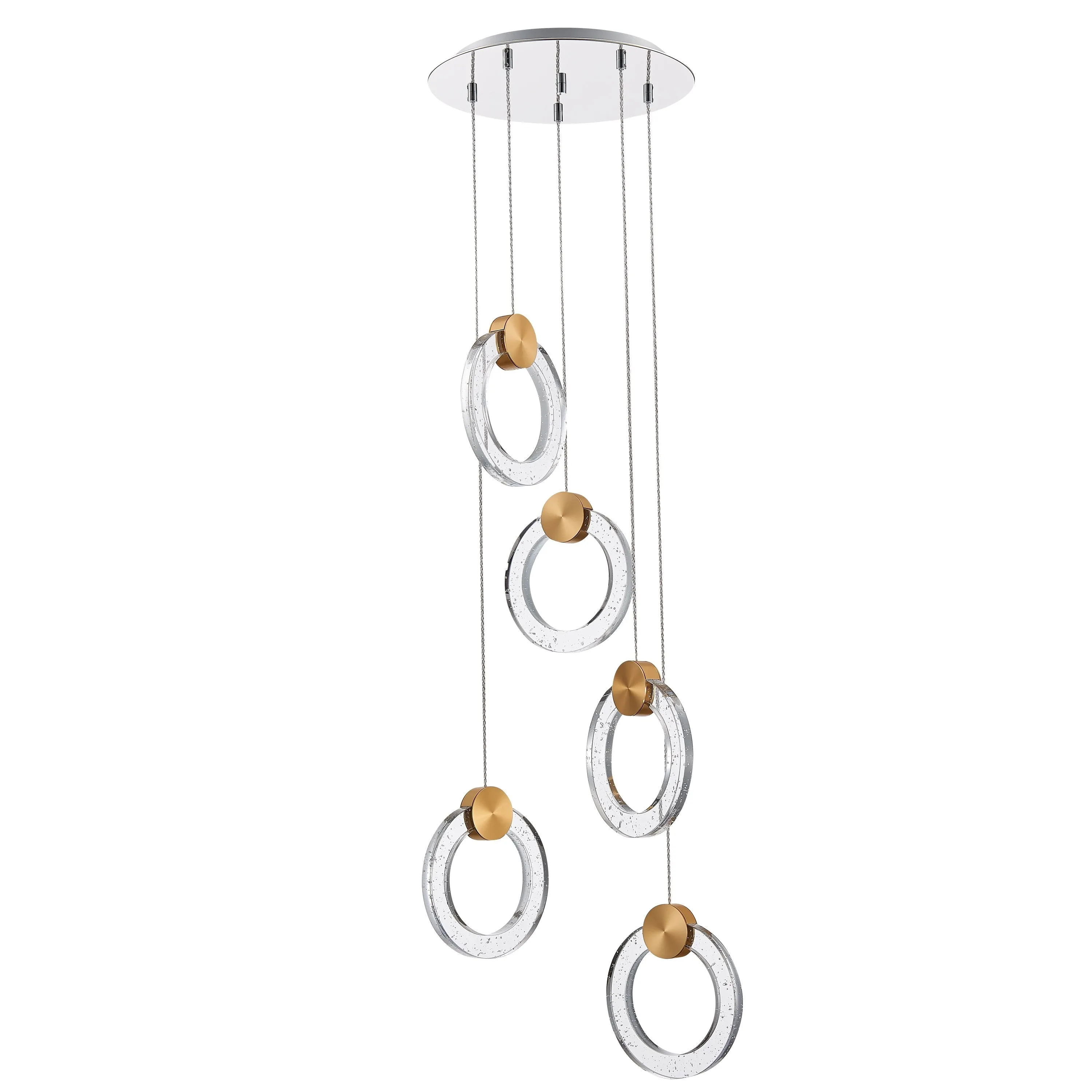 SNDLINT030GD5DECO Multi Light Pendant