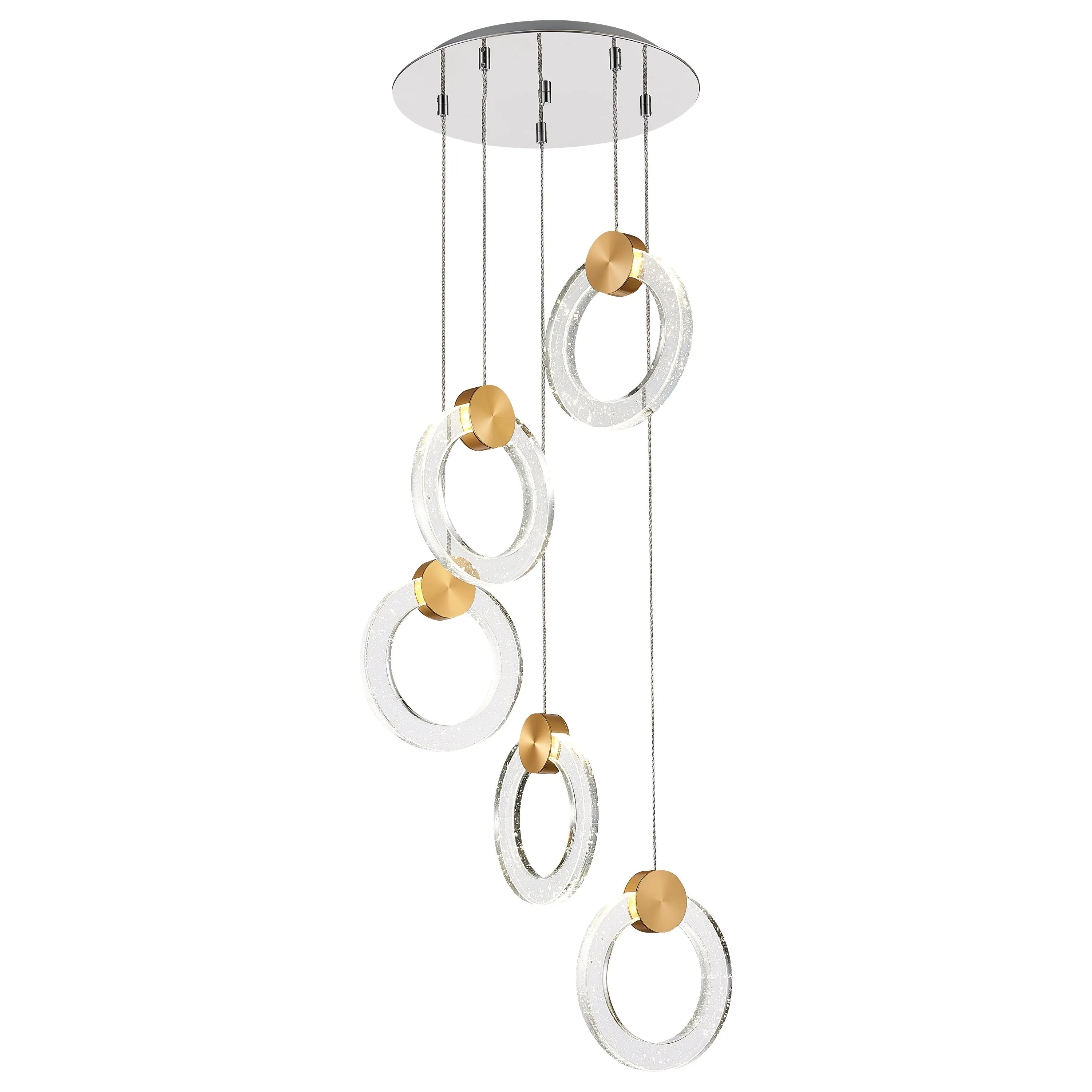 SNDLINT030GD5DECO Multi Light Pendant