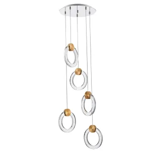 SNDLINT030GD5DECO Multi Light Pendant
