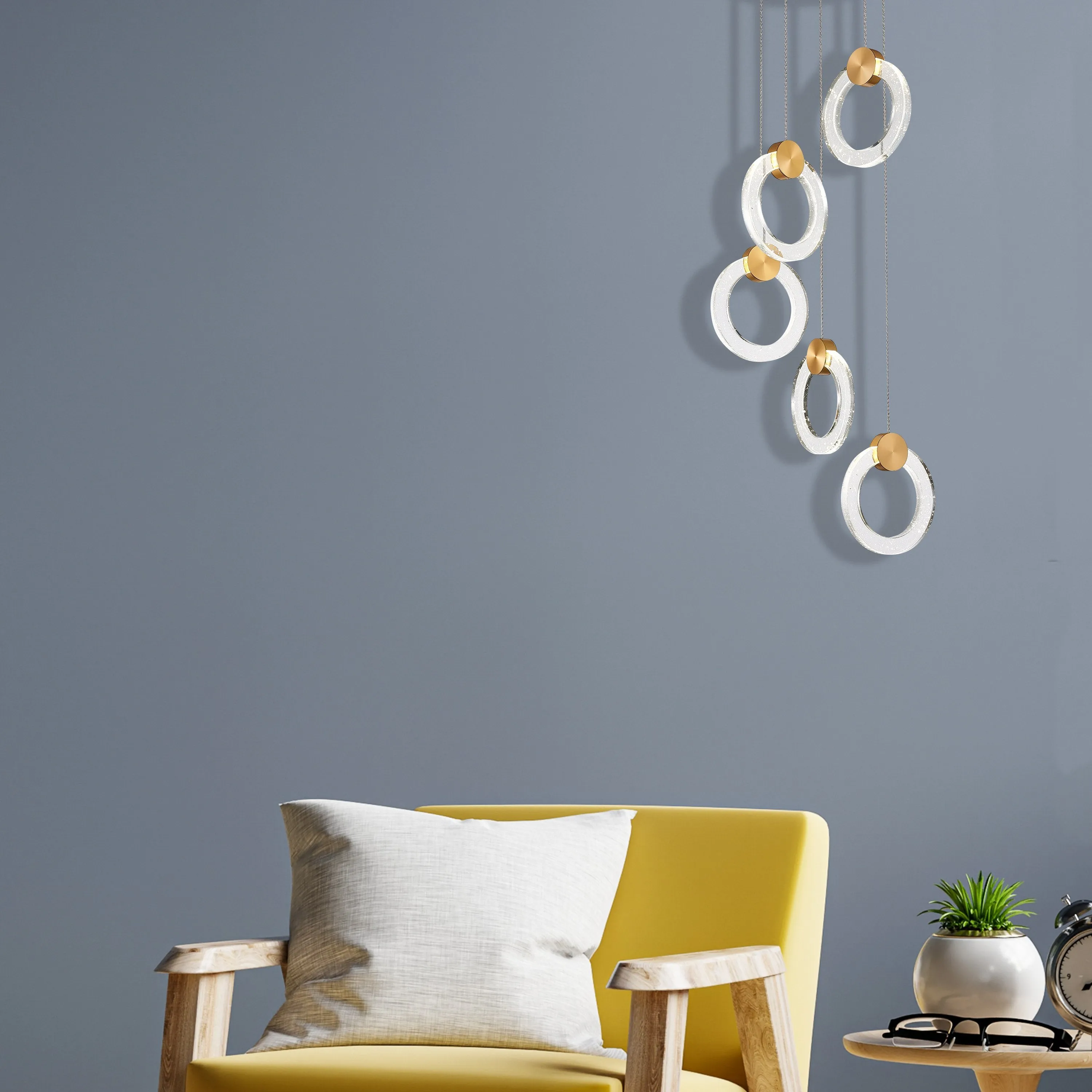 SNDLINT030GD5DECO Multi Light Pendant