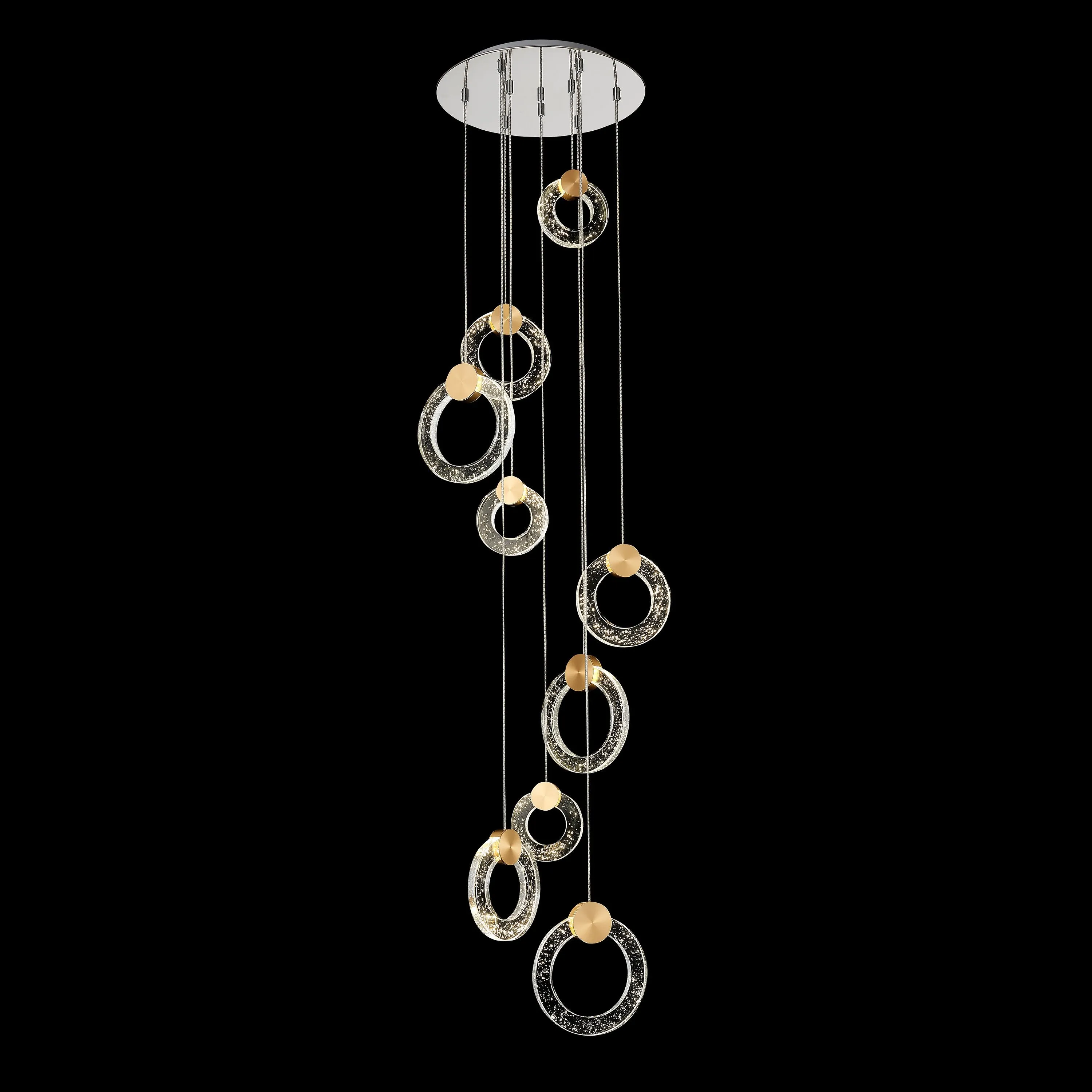 SNDLINT041GD9DECO Multi Light Pendant