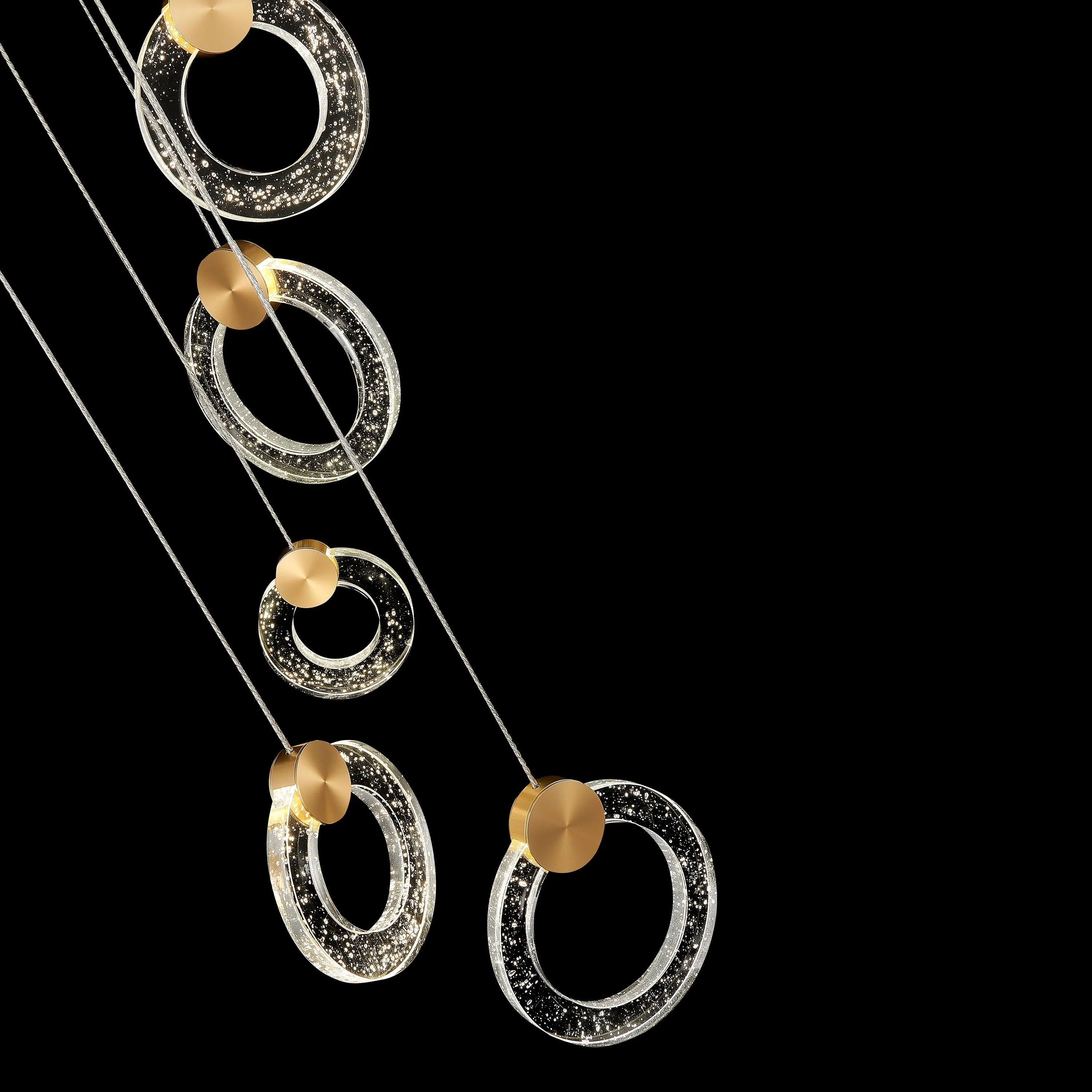 SNDLINT041GD9DECO Multi Light Pendant