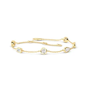 Sparkling Diamond Gold Bracelet