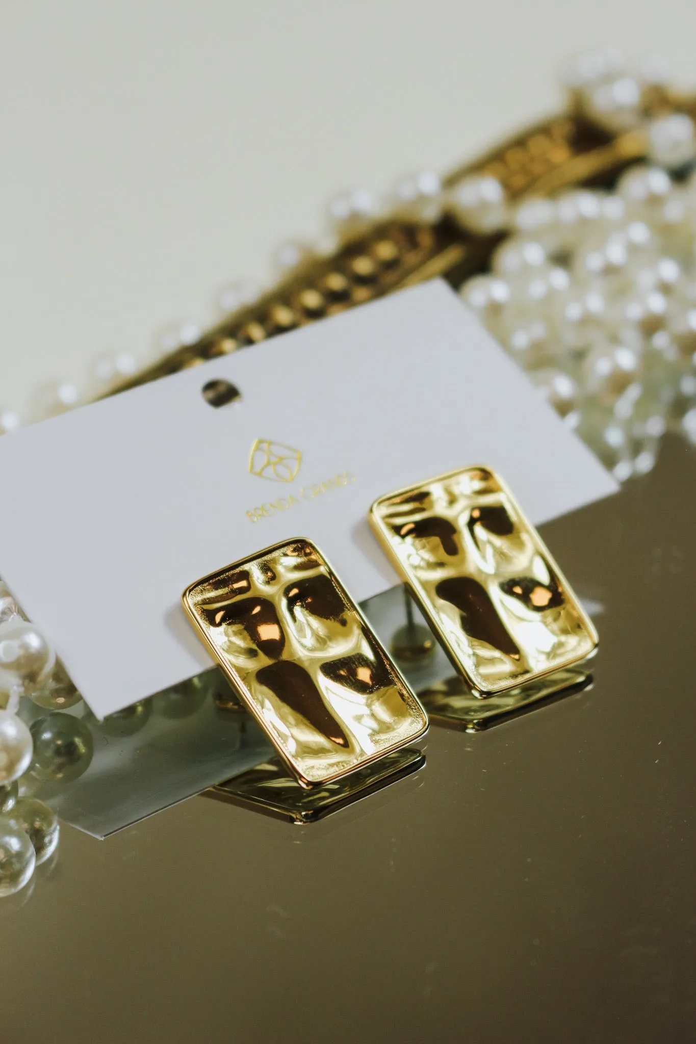 Statement Rectangular Studs