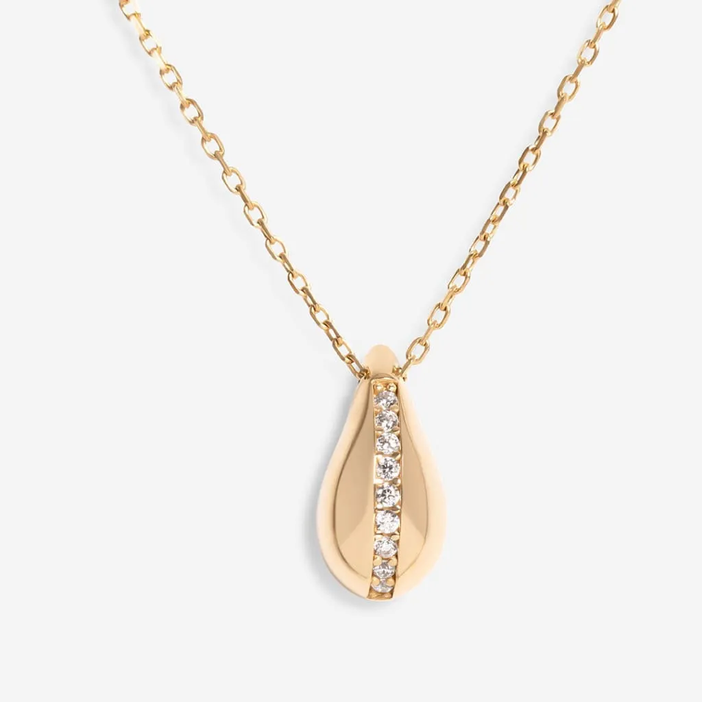 Tear of Light Necklace | 9ct Gold