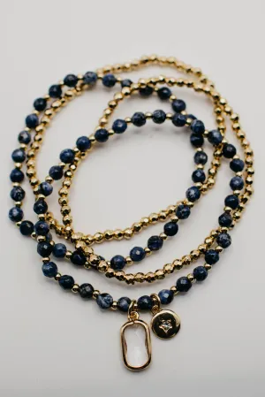 The Mckenna Charm Stretch Bracelet Set