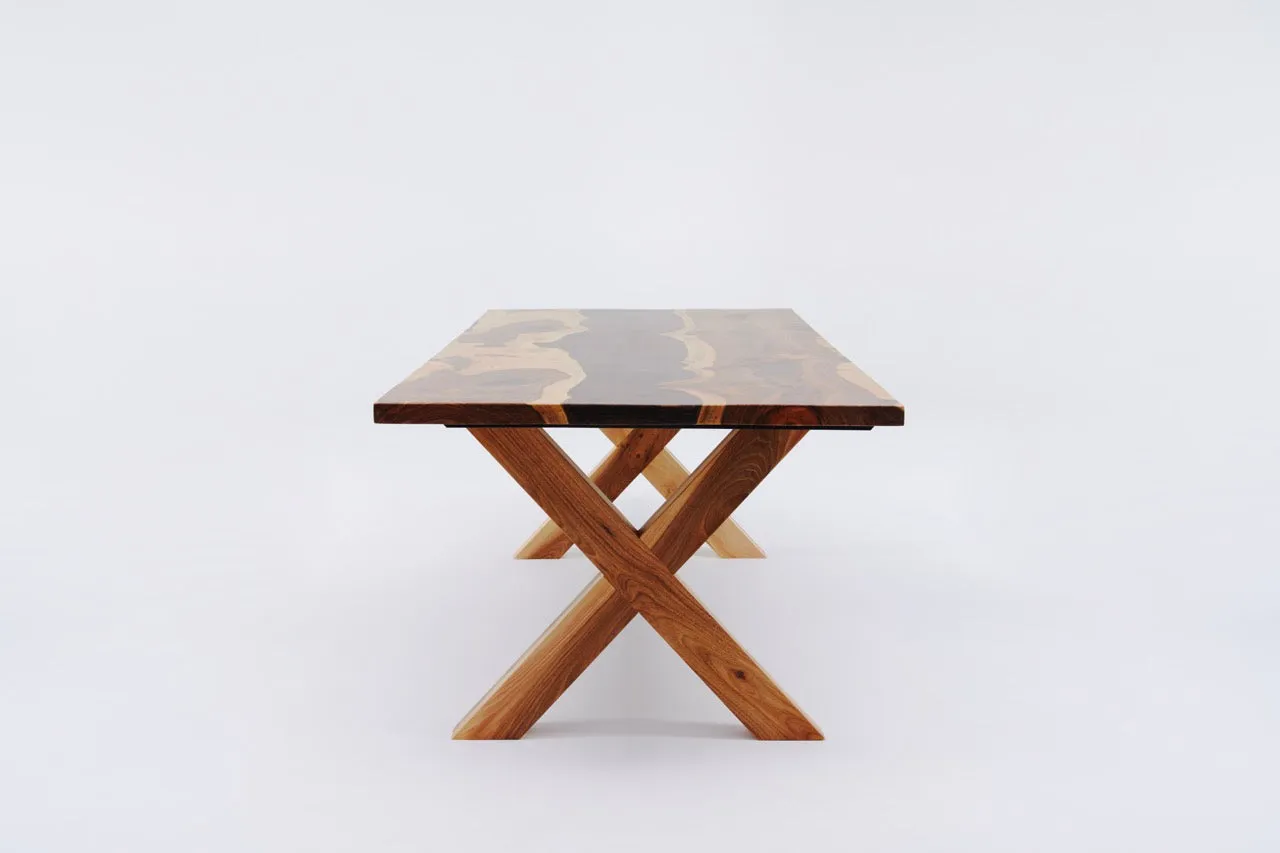 The X Walnut Resin