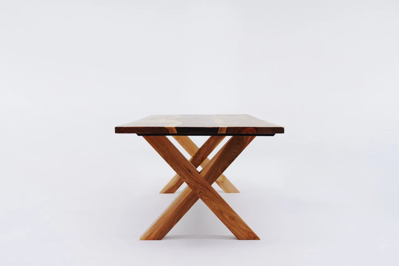 The X Walnut Resin