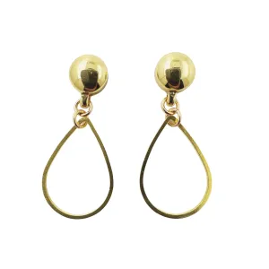 TI-GO Gold minimal teardrop earring