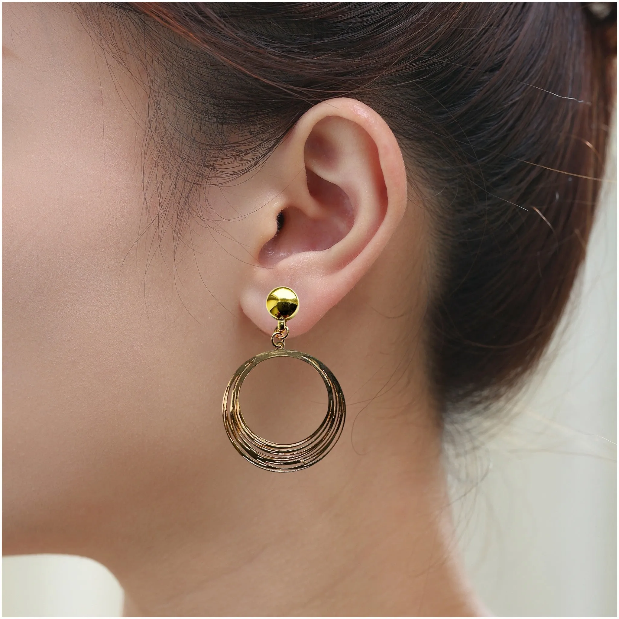 TI-GO Gold/ Silver String Rings earring