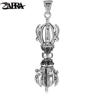 Tibetan Buddhist Prayer Pendant for Men (925 Sterling Silver)