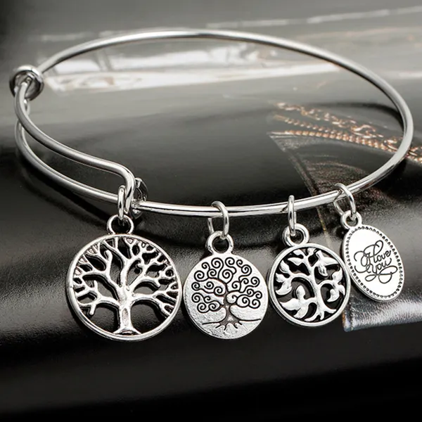 Tree of Life Enchanting Charm Bangle