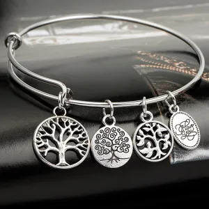 Tree of Life Enchanting Charm Bangle