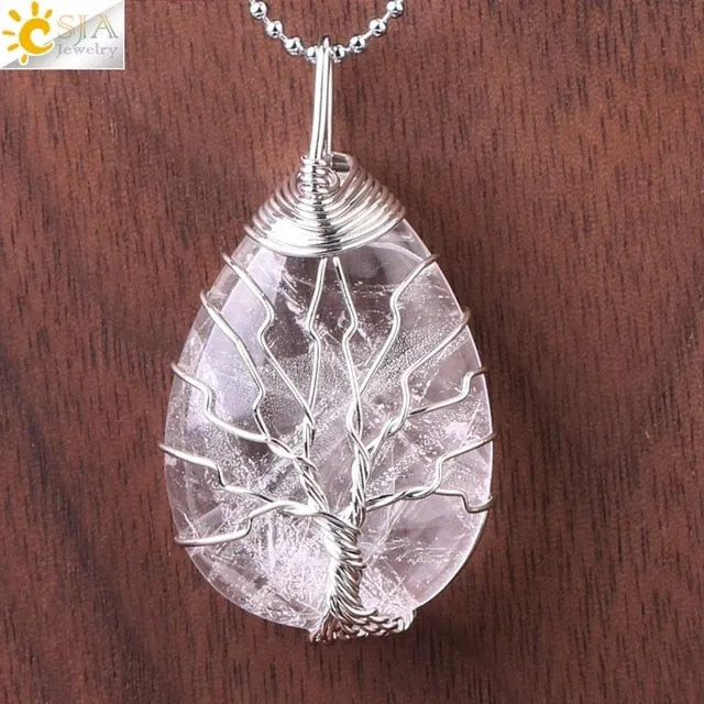 Tree of Life Wire Wrap Necklace & Pendant