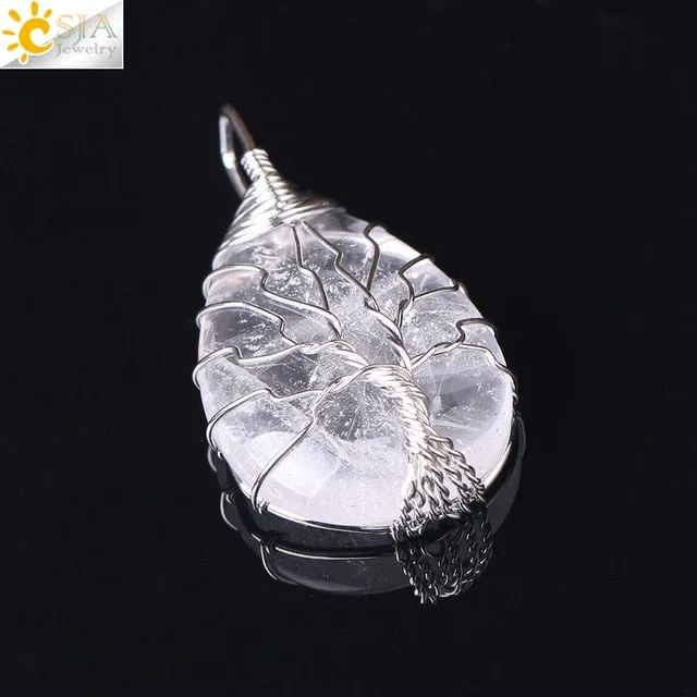 Tree of Life Wire Wrap Necklace & Pendant
