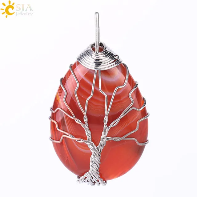Tree of Life Wire Wrap Necklace & Pendant