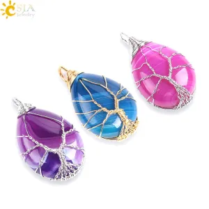 Tree of Life Wire Wrap Necklace & Pendant