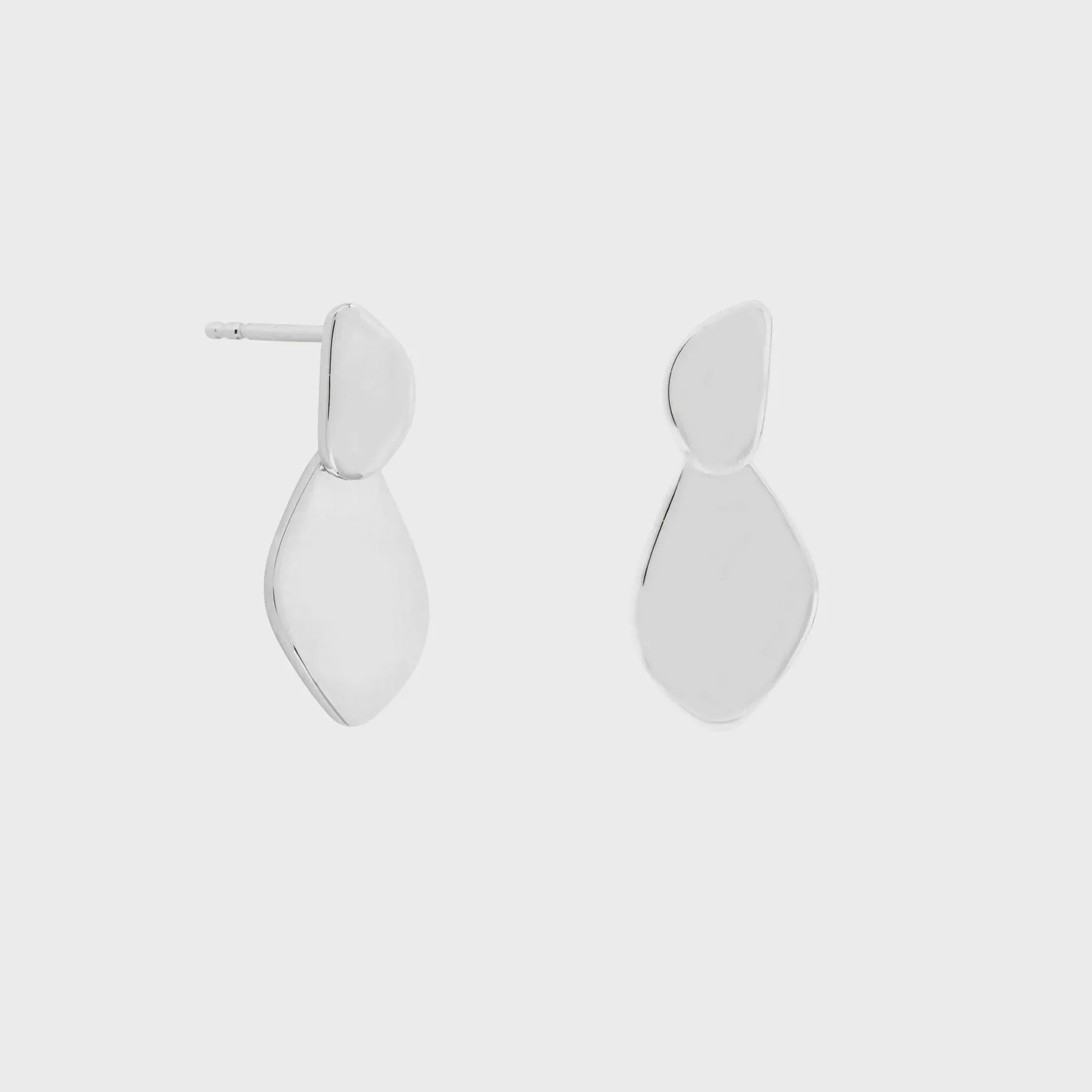 Vurchoo Pebble Link Studs Silver